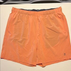 Free Fly Apparel Orange Athletic Shorts